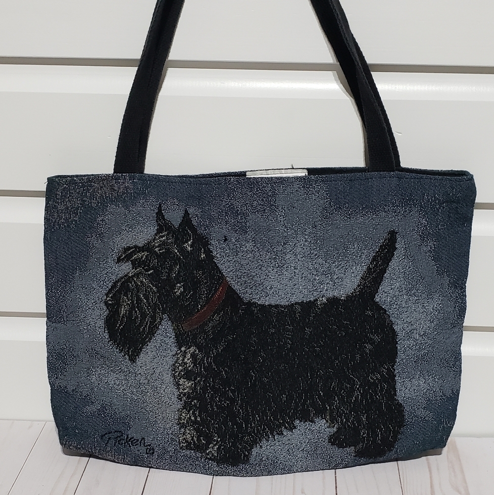 Linda Picken Scottie Tapestry Tote bag
